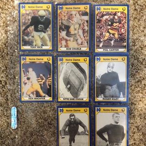 Norte Dame football cards